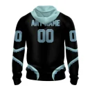 Hoodie NHL Seattle Kraken Special Blackout Design St2401