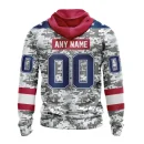 Hoodie NHL Seattle Kraken Special Camo Design For Veterans Day St2301