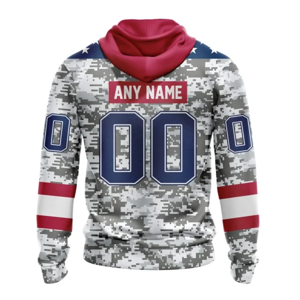Hoodie NHL Seattle Kraken Special Camo Design For Veterans Day St2301 - Image 2