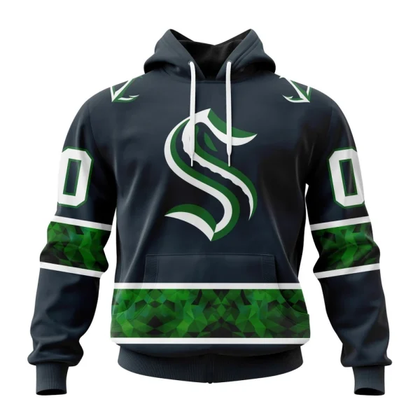 Hoodie NHL Seattle Kraken Special City Connect Design St2402