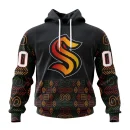 Hoodie NHL Seattle Kraken Special Design For Black History Month St2401