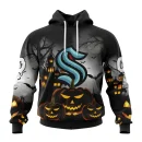 Hoodie NHL Seattle Kraken Special Design For Halloween St2302