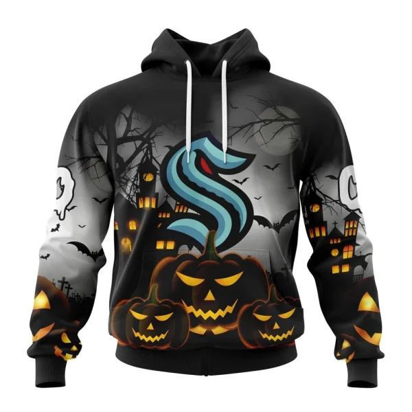 Hoodie NHL Seattle Kraken Special Design For Halloween St2302