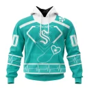 Hoodie NHL Seattle Kraken Special Design Honoring Healthcare Heroes St2301