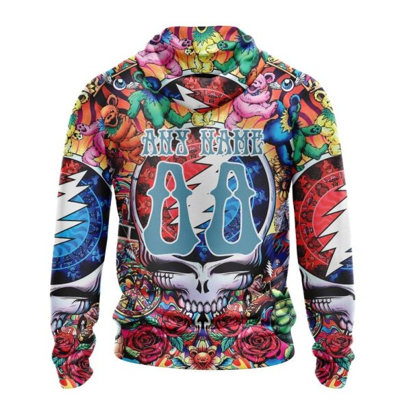 Hoodie NHL Seattle Kraken Special Grateful Dead Design St2304 - Image 2