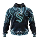 Hoodie NHL Seattle Kraken Special Kraken Design St2301