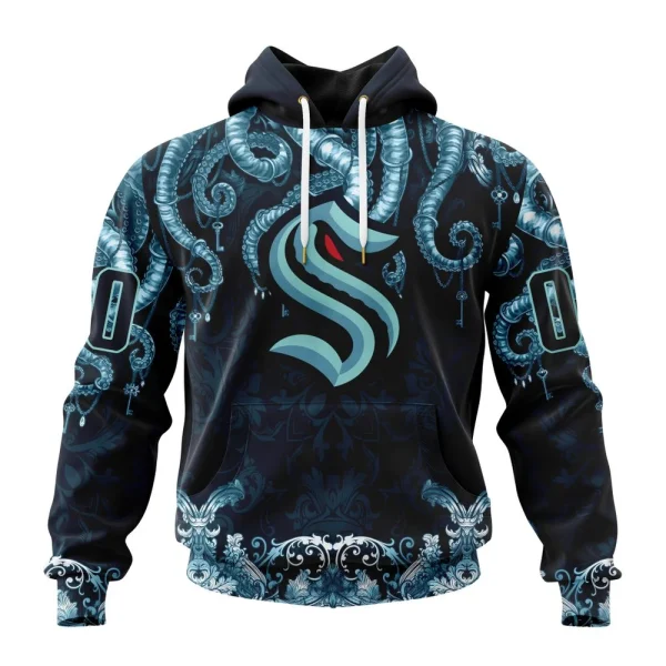 Hoodie NHL Seattle Kraken Special Kraken Design St2301