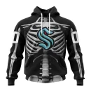 Hoodie NHL Seattle Kraken Special Skeleton Costume For Halloween St2301