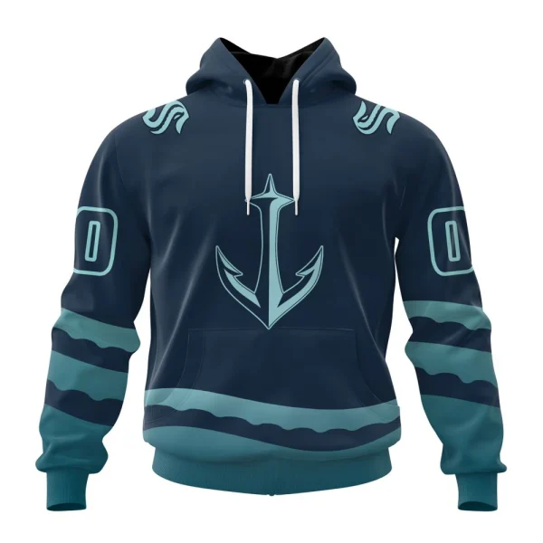 Hoodie NHL Seattle Kraken Special Two-Tone Design St2401