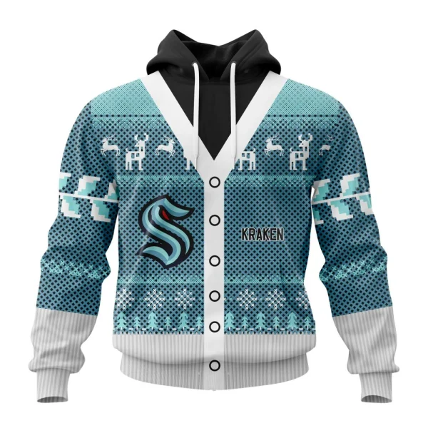 Hoodie NHL Seattle Kraken, Specialized Chrismas Season