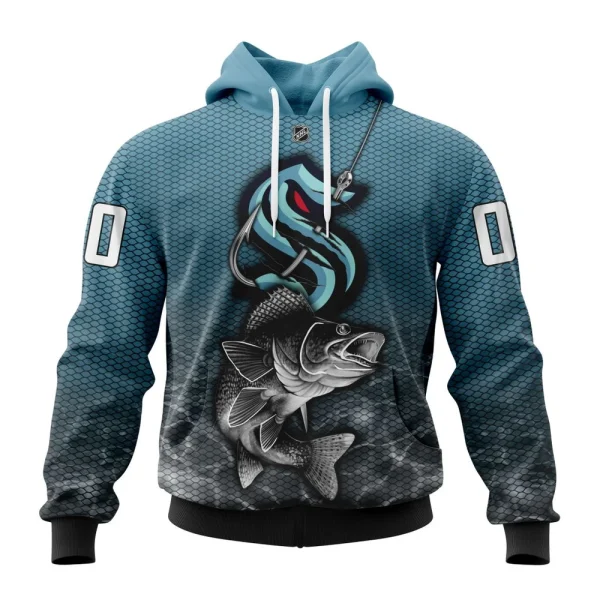 Hoodie NHL Seattle Kraken, Specialized Fishing Style St2201