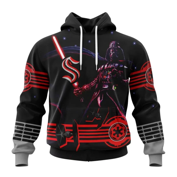 Hoodie NHL Seattle Kraken, Specialized Starwar Darth Vader Version Jersey