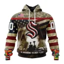 Hoodie NHL Seattle Kraken, Specialized Unisex Kits Remember Pearl Harbor