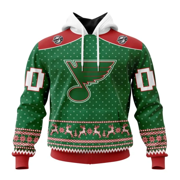 Hoodie NHL St Louis Blues Special Christmas Apparel St2201