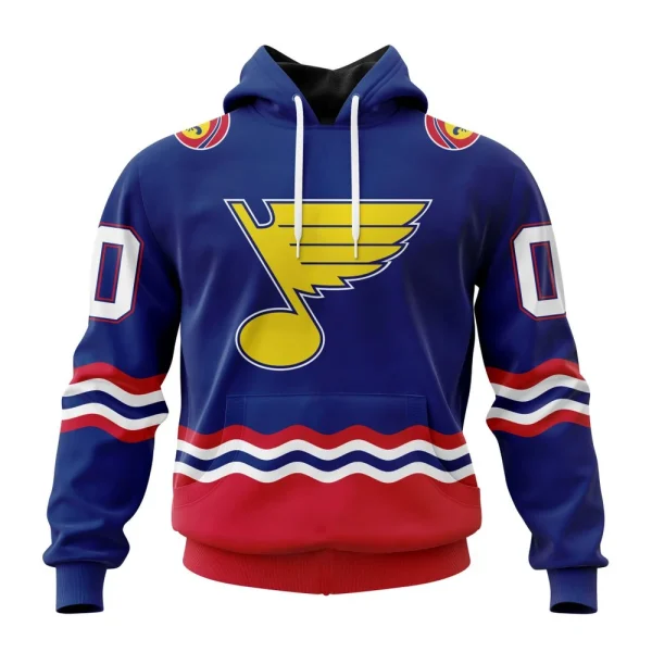 Hoodie NHL St. Louis Blues Special City Connect Design St2402