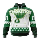 Hoodie NHL St. Louis Blues Special Design For St. Patrick Day St2401