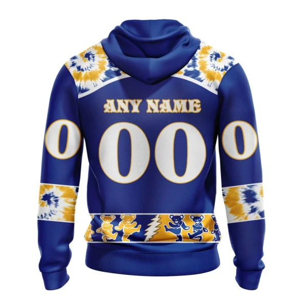 Hoodie NHL St. Louis Blues Special Grateful Dead Design St2301 - Image 2
