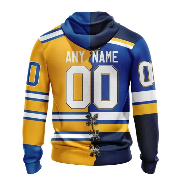 Hoodie NHL St. Louis Blues Special Home Mix Reverse Retro Personalized Kits - Image 2