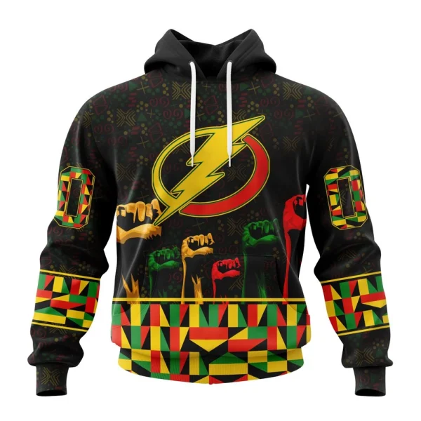 Hoodie NHL Tampa Bay Lightning Special Design Celebrate Black History Month St2201