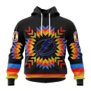 Hoodie NHL Tampa Bay Lightning Special Design With Native Pattern St2306