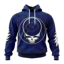 Hoodie NHL Tampa Bay Lightning Special Grateful Dead Design St2303