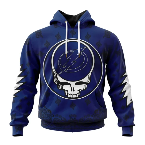 Hoodie NHL Tampa Bay Lightning Special Grateful Dead Design St2303