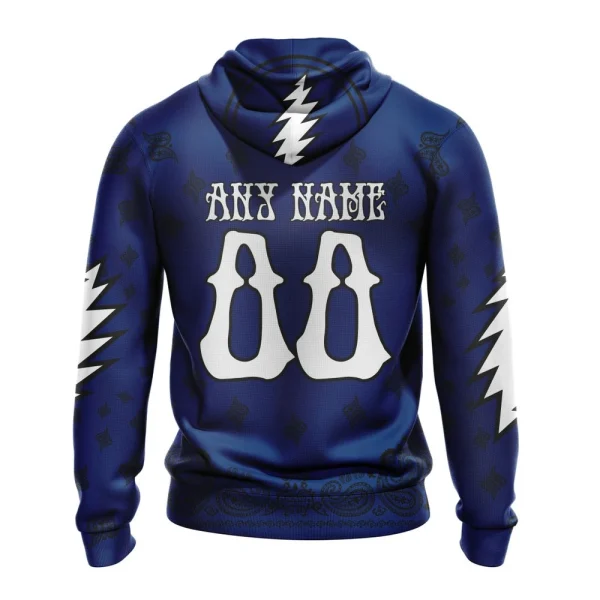 Hoodie NHL Tampa Bay Lightning Special Grateful Dead Design St2303 - Image 2