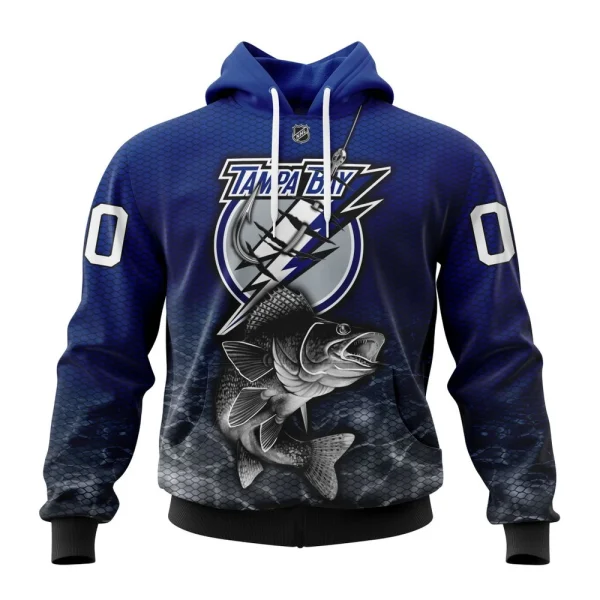 Hoodie NHL Tampa Bay Lightning, Specialized Fishing Style St2201