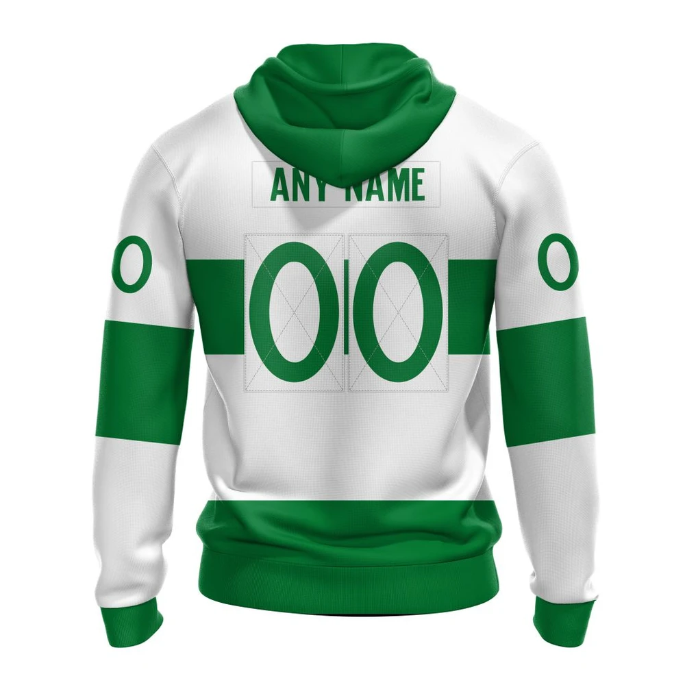 Hoodie NHL Toronto Maple Leafs Personalize White St. Pats Kits