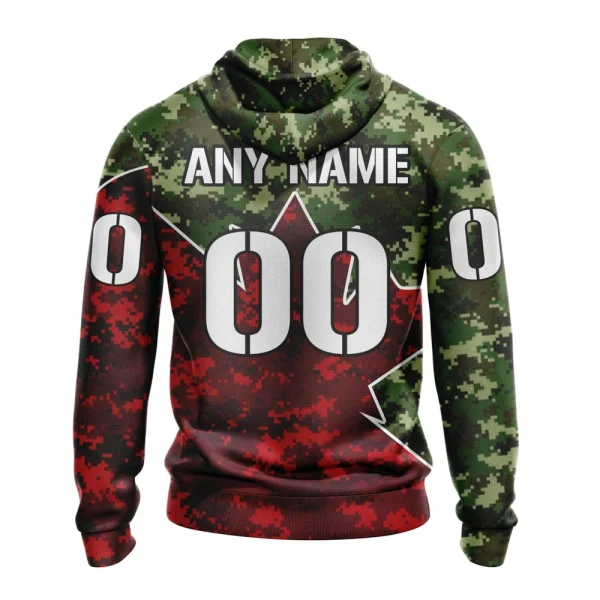Hoodie NHL Toronto Maple Leafs Special Design For Remembrance Day St2201 - Image 2