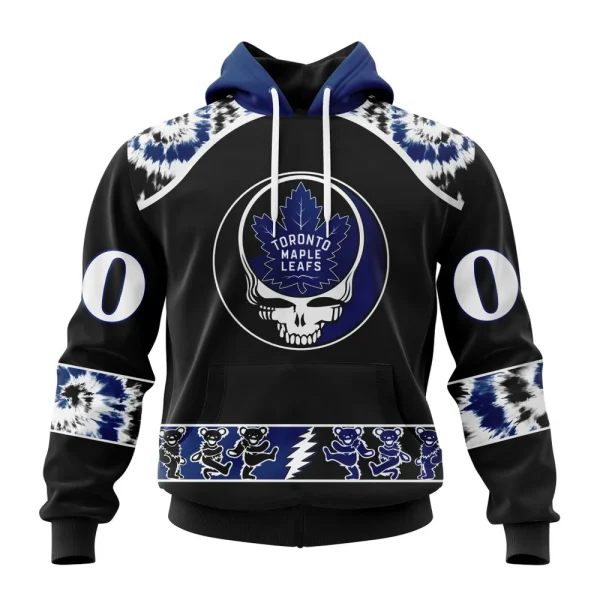 Hoodie NHL Toronto Maple Leafs Special Grateful Dead Design St2301