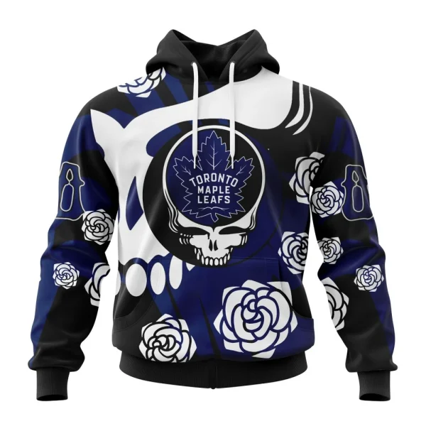 Hoodie NHL Toronto Maple Leafs Special Grateful Dead Design St2305
