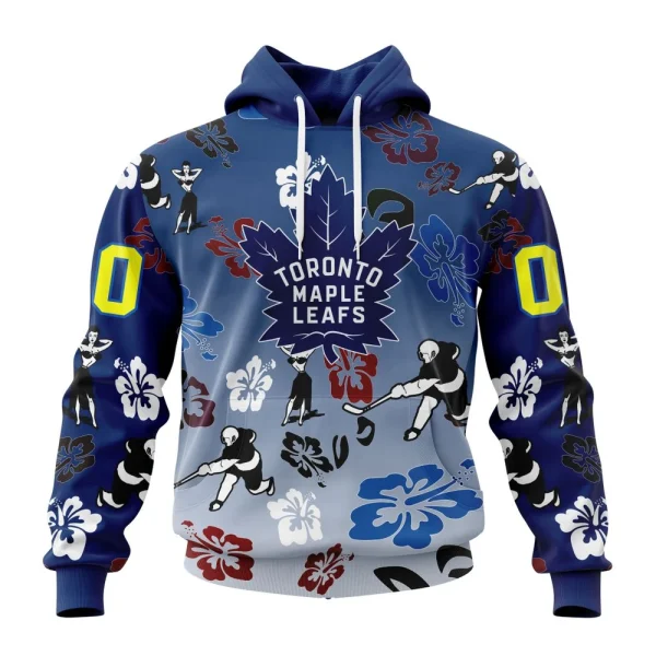Hoodie NHL Toronto Maple Leafs X Hawaii Specialized Design For Hawaiia V0122