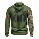 Hoodie NHL Vancouver Canucks Special Camo Skull Design St2303