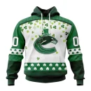 Hoodie NHL Vancouver Canucks Special Design For St. Patrick Day St2401
