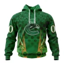 Hoodie NHL Vancouver Canucks Special Design For St. Patrick's Day St2402