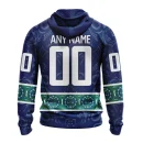 Hoodie NHL Vancouver Canucks Special Design With Canadian Aboriginal Art