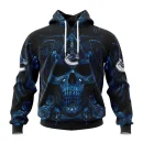Hoodie NHL Vancouver Canucks Special Design With Skull Art St2203