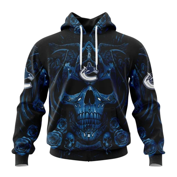 Hoodie NHL Vancouver Canucks Special Design With Skull Art St2203