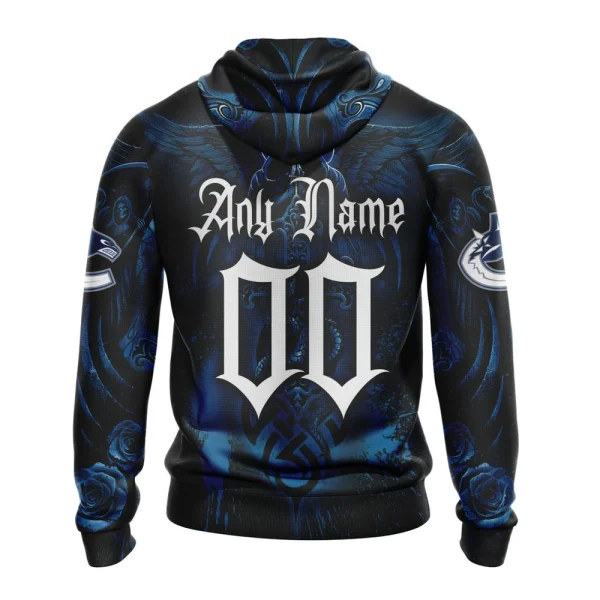 Hoodie NHL Vancouver Canucks Special Design With Skull Art St2203 - Image 2