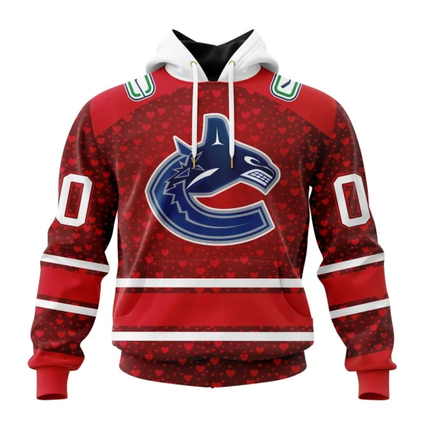 Hoodie NHL Vancouver Canucks Special Gift For Valentines Day St2401