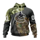 Hoodie NHL Vancouver Canucks Special Hunting Camo Design St2302