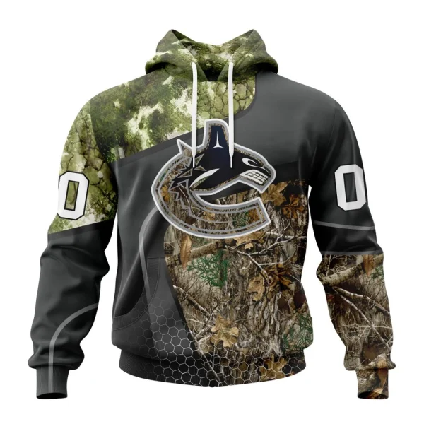 Hoodie NHL Vancouver Canucks Special Hunting Camo Design St2302