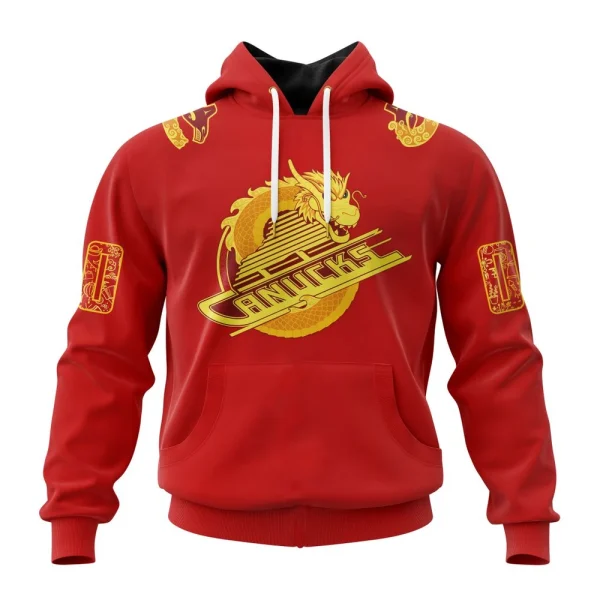 Hoodie NHL Vancouver Canucks Special Lunar New Year Personalized Kits