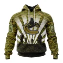Hoodie NHL Vancouver Canucks Special Military Camo Kits For Veterans Day And Rememberance Day St2201