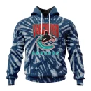 Hoodie NHL Vancouver Canucks Special Retro Vintage Tie Dye St2201