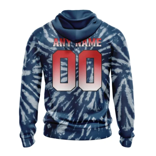 Hoodie NHL Vancouver Canucks Special Retro Vintage Tie Dye St2201 - Image 2