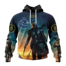 Hoodie NHL Vancouver Canucks Special Star Wars The Mandalorian Design St2401