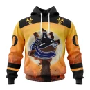 Hoodie NHL Vancouver Canucks Special Zombie Design For Halloween St2305