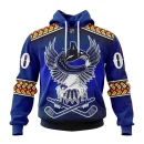 Hoodie NHL Vancouver Canucks, Celebrate Indigenous Culture With Specialized Wasac Night V0122